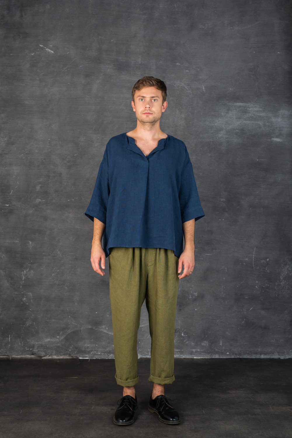 Lingoberry Top Navy _ Acorn Trousers Martini Olive.jpg