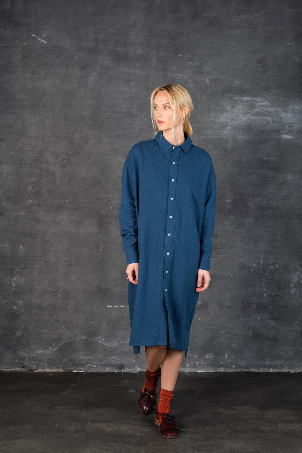 Guleder Rose Dress Navy.jpg